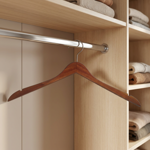 Organizador de Ropa de Madera Ecológico de Último Modelo, Accesorios para el Hogar de Alta Calidad, Armario Individual Vintage Personalizado - Product Image 1