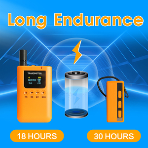 Sistema <span class=keywords><strong>de</strong></span> Guía <span class=keywords><strong>de</strong></span> Audio Inalámbrico <span class=keywords><strong>de</strong></span> Alta Gama 2.4G Whisper Tour Guide con Pantalla para <span class=keywords><strong>Interpretación</strong></span> Simultánea <span class=keywords><strong>Agencia</strong></span> <span class=keywords><strong>de</strong></span> Viajes - Product Image 6