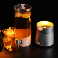 Ember Es Berlampu LED Warna-warni, Bak Minuman Bercahaya untuk Pesta Bar, Pernikahan, Pajangan Koktail, Grosir