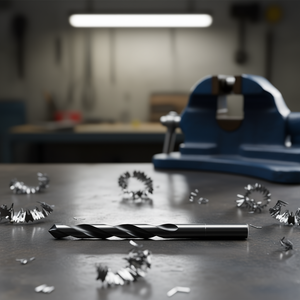 Foret hélicoïdal HSS 0,4 mm, longueur 20 mm, série courte noire pour perçage du métal - Product Image 3