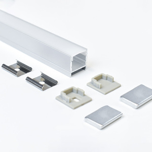 <span class=keywords><strong>Perfil</strong></span> de <span class=keywords><strong>Aluminio</strong></span> LED Empotrable Serie 1000 con Ranura en U de 15*15mm, <span class=keywords><strong>Difusor</strong></span>, Venta al Por Mayor de Fábrica - Product Image 1