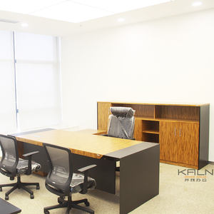 2025 moderne directeur bureau directeur table poudre enduit métal jambe OEM vert certificat personnalisé usine vendre mobilier de bureau - Product Image 5