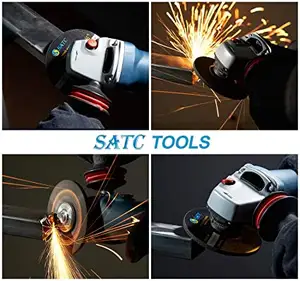 SATC Abrasive Grinding Disc 4-1/2 Cut Off Wheel 5 PCS 120 Grit Metals Grinding Wheels For Angle Grinders