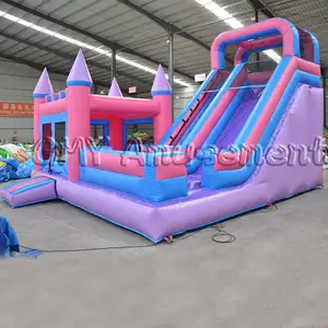 Commercial combo bounce house inflatable slide and bouncer amusement equipment