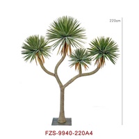 Hochwertige UV-beständige, langlebige, realistische künstliche Wüsten-Aloe-Vera- und Yucca-Bäume aus Kunststoff für Innen- und Außenbereich-Landschaftsdekoration