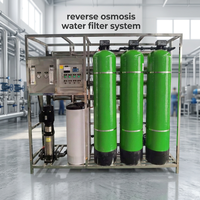 Système d'osmose inverse industriel 2 tonnes/heure et purificateur d'eau, machine de purification d'eau par osmose inverse