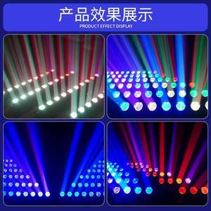 Luz LED Lineal Profesional para Escenario con 10 Cabezales de Haz de 40W, Efecto Beam Wash y Barra de Persecución para Conciertos, Actuaciones y Diseño de Iluminación - Product Image 3