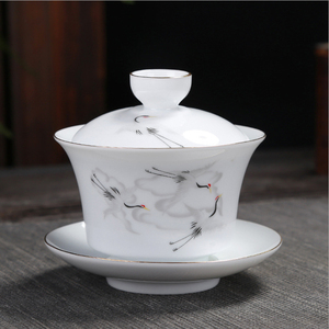 <span class=keywords><strong>Gaiwan</strong></span> en porcelaine de style chinois 140 ml, bol à thé écologique - Product Image 5