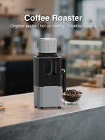 Torréfacteur à air chaud rotatif 120g pour café, petit torréfacteur domestique sans fumée, machine à torréfier les grains électriques, prend en charge l'application Android IOS