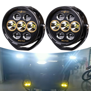 Luces Auxiliares Delanteras LED de Alta Calidad Ferei GS1250, Impermeables para Motocicleta, 2 Lentes, Modos de Iluminación: Spot/Niebla/Inundación - Product Image 1