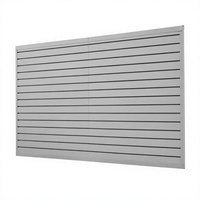 Panel de Pared Exterior de PVC Minimalista Moderno, Tablero Decorativo Impermeable a Rayas para el Hogar y Exteriores de la Casa
