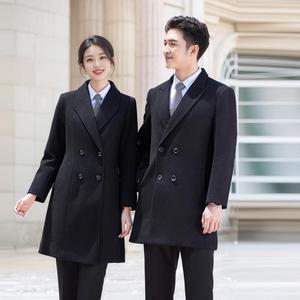 Cappotto di Lana per Donne, Lungo e Spesso, Antivento, Abbigliamento da Lavoro per Giovani - Product Image 6