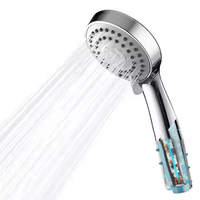 Accessoire de robinet de salle de bain à sortie unique à haute pression 3 fonctions économisant le pommeau de douche à main