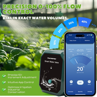 Vanne à bille d'eau intelligente Wifi Tuya Smart Life DN15 DN20 DN25 pour appartement Maison Contrôle à distance Wifi de l'eau et de la fuite Alexa Google