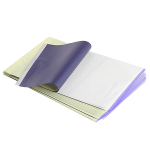 100pcs A4 <b>Tattoo</b> Stencil <b>Paper</b> Disposable Thermal Transfer <b>Paper</b> for Copier Printer Body Art Professional Use Wholesale Supply - Product Image 2