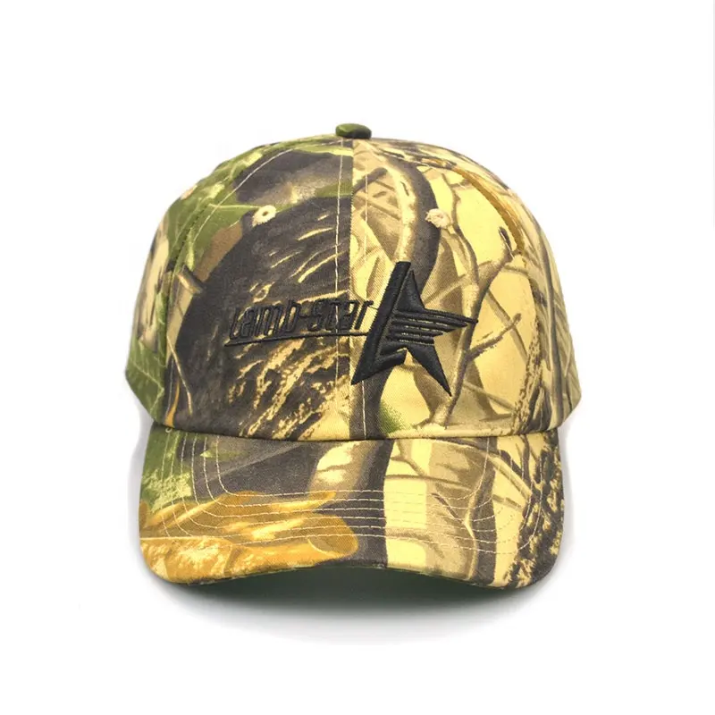 Hunter Fluorescent Orange Hunting Hat Wholesale High Quality Outdoor Hunting Caps Realtree Camo Baseball Hats With Custom Logo