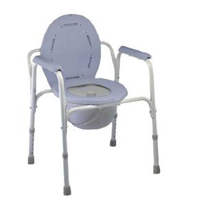 เก้าอี้นั่งชักโครกสแตนเลสสำหรับผู้สูงอายุและผู้พิการ พับได้ พร้อมแผ่นกันลื่น รับน้ำหนักได้ 150 กก. รุ่น MK810 - Product Image 2