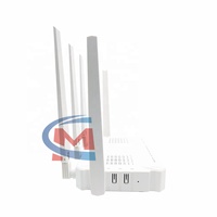 ZC-521X6-E5 en gros ONU ONT avec WiFi 6 AX3000 routeur double bande 4GE + 1POTS + AX3000 équipement de fibre optique avec alimentation 12V