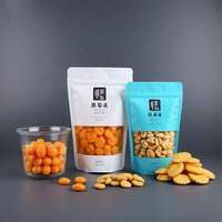 Sachet Doypack Mat Autoportant en Plastique PE Personnalisable pour Granola d'Avoine Mylar, Aliments pour Bébé, Chewing-gum, Croustilles de Pommes de Terre, Aliments pour Animaux de Compagnie - 100 pièces