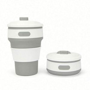 <b>Reusable</b> Silicone Coffee <b>Cup</b> for Adults, Portable and Sustainable Drinkware - Product Image 2