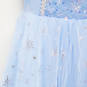 Sommerliche Elsa Prinzessin Kleider für Kinder Luxuriöse Schneeflocken Mädchenkleider 2-12 Jahre Prinzessin - Product Image 5