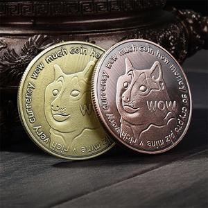 Doge-funda protectora de monedas, Meme Wow to <span class=keywords><strong>The</strong></span> Moon, Dogecoin, coleccionistas, ventiladores, cryptomonedas - Product Image 1