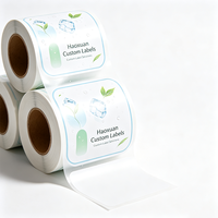 Étiquettes pour bouteilles de thé froid Haoxuan OEM, film brillant PP imperméable, autocollants imprimés adhésifs pour emballages de boissons prêtes à boire
