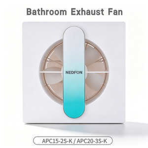 พัดลมดูดอากาศในห้องน้ำ NEDFON รุ่น APC15-2S-K APC20-3S-K สีขาว พัดลมแบบใบพัดแกน ขนาด 20 นิ้ว ใบพัดพลาสติก 2800 รอบต่อนาที แบบลูกปืนสลีฟ - Product Image 1