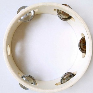 Wholesale Customizable <b>Wedding</b> Tambourine Natural Sheepskin Wooden 6 inch Hand Drum with Ribbon for <b>Wedding</b> Celebration - Product Image 2