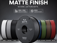 Filament PLA Mat en Gros 1,75 mm avec Couche Anti-Reflet et Effet de Camouflage, 8 Couleurs, Teintes Bois Clair et Teintes Chair pour Creality Bambu Lab