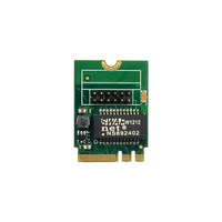 Carte réseau industrielle Gigabit Ethernet interne M.2 A+E NGFF RTL8111F à port unique RJ45 pour ordinateur en stock