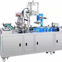 Machine d'emballage automatique tridimensionnelle pour film BOPP, contrôlée par PLC, pour l'emballage de boîtes de savon dans du cellophane