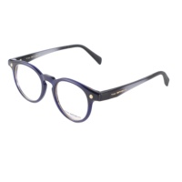 Lunettes audio intelligentes TBI-100 bleu ciel classiques à monture intégrale avec branches optiques et ajustement adaptatif, pour la traduction IA