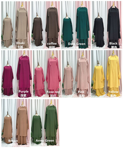 Vente en gros de robe de prière musulmane Abaya Jiabab Foulard de tête islamique Prier Abaya <span class=keywords><strong>Maman</strong></span> et moi Hijab Robe pour femmes et enfants Vêtements islamiques Robe - Product Image 5
