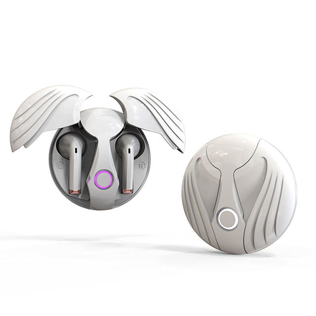 2026 2022 hd music Noise Cancelling rechargeable 300amh bt 5.3 in ear earphones wings earbuds