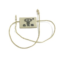 Étiquettes personnalisées avec logo estampé à l'or - Attaches de luxe avec cordon - Accessoires haut de gamme pour bijoux et montres