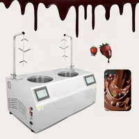 Fontaine à chocolat électrique professionnelle, cascade de chocolat, distributeur de chocolat fondant et tempéré pour hôtels, fêtes et mariages