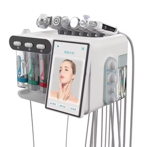 Vente directe - Nettoyage du visage multifonctionnel 8 en 1 - Hydro-jet d'eau et d'oxygène - Analyse de la peau - Microdermabrasion - Soins du visage en spa - Product Image 4