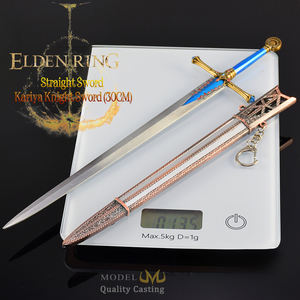 30CM Elden Ringカリアンナイトの剣フルメタル亜鉛合金レプリカシースキーチェーン付きコレクティブデスク装飾ゲーム周辺 - Product Image 5