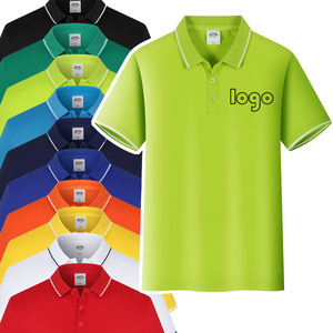 <span class=keywords><strong>Polo</strong></span> con risvolto in cotone a manica corta di alta qualità personalizzato sublimazione ricamato da <span class=keywords><strong>uomo</strong></span> <span class=keywords><strong>Polo</strong></span> da donna personalizzato nero e <span class=keywords><strong>verde</strong></span> - Product Image 1