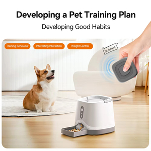 Comedero Inteligente de Lujo para Mascotas con Control por APP, Dispensador de Comida Seca para Perros, Juego de Entrenamiento, Botón de Doble Alimentación - Product Image 2
