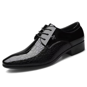 Chaussures habillées formelles de qualité supérieure pour hommes, confortables et élégantes, fabriquées à la main, sur mesure, augmentant la taille, disponibles en hiver - Product Image 4
