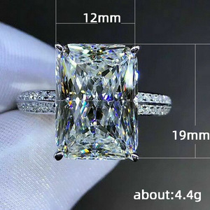 Romantic Classic Engagement &amp; Anniversary <strong>Wedding</strong> <strong>Ring</strong> <strong>Cushion</strong> Cut Cubic Zirconia Stone Gift - Product Image 4