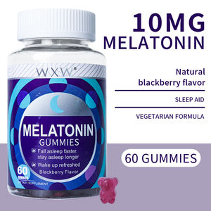 Gommes à la mélatonine personnalisées OEM s'endorment plus rapidement Bonbons suppléments vitaminiques - Product Image 4