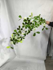 Y1013 Flores Artificiales para Eventos Civiles, Flores Decorativas de Tela de Seda en Blanco y Rosa, Accesorios y Plantas para Bodas - Product Image 2