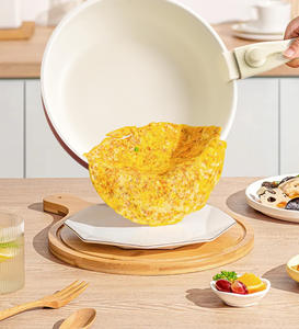 Juego de Utensilios de Cocina Antiadherentes de Metal Moderno con Mango Desmontable de 1-2L, Sartén Universal, Cacerolas, Wok, Juego de Ollas para Gas e Inducción con <span class=keywords><strong>Tapa</strong></span> de Silicona - Product Image 2