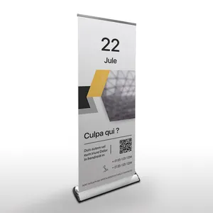 85x200 cm Graphic designing advertising exhibition display scroll up banner stand