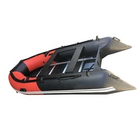 Bateau à rames gonflable pliable en PVC de 10 pieds 310cm avec plancher en aluminium