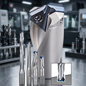 Tungsten Carbide Center <b>Drill</b> <b>Bits</b> for All Micro CNC Machines-FUJIKOSHI() Aqua <b>Drill</b> EX VF 1.5D/3D/5D/8D Japan Drilling - Product Image 3