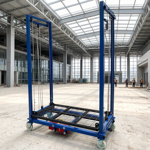 Plateforme élévatrice motorisée de qualité professionnelle, sécurisée, pour projets de peinture industrielle, haute capacité - Product Image 6